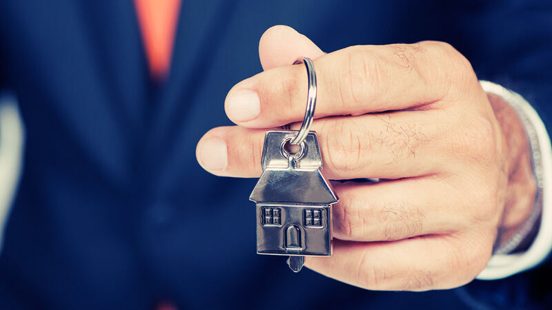 House keys being handed over